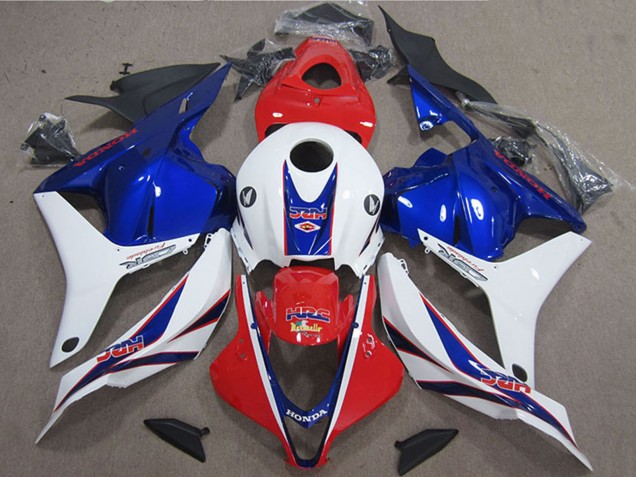 2009-2012 White Red Blue HRC Honda CBR600RR Motorcycle Fairing Australia