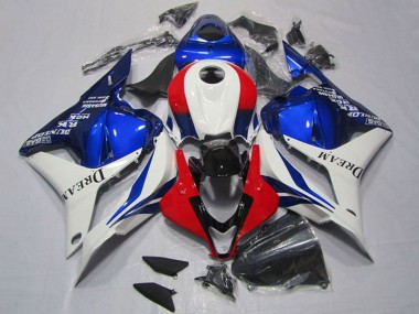 2009-2012 White Red Blue Dream Honda CBR600RR Motorcycle Fairings Australia
