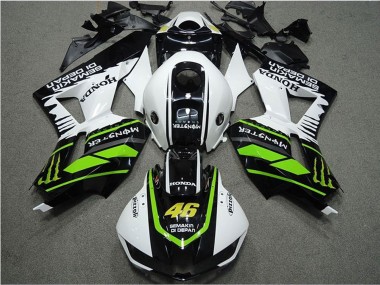 2013-2023 White Green Glossy Black Semakin Didepan Monster Honda CBR600RR Motorcycle Fairings Australia