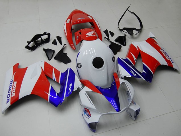 2002-2013 White Red Blue Honda VFR 800 Motorcycle Fairings Australia