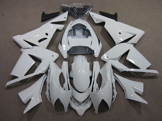 2004-2005 White Black Decal Kawasaki ZX10R Motorcycle Fairings Australia