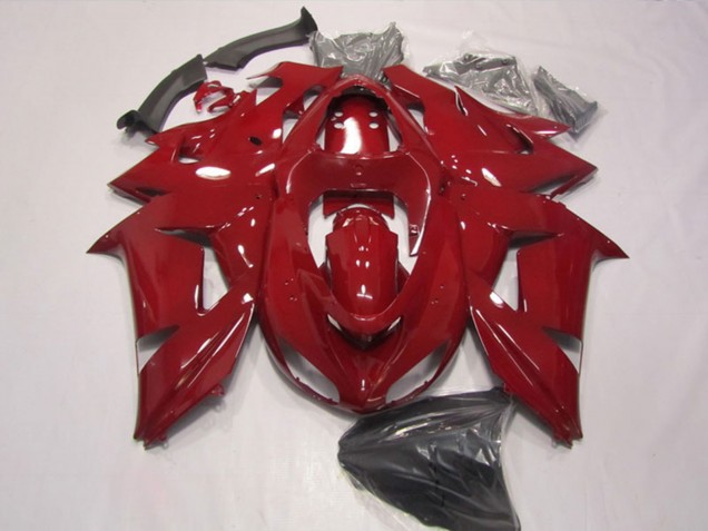 2006-2007 Red Kawasaki ZX10R Motorcycle Fairings Australia