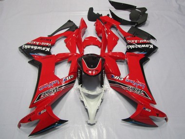 2008-2010 Red Glossy Black Elf Vent-Axia Kawasaki ZX10R Motorcycle Fairings Australia