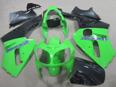 2000-2001 Green Matte Black Blue Kawasaki ZX12R Motorcycle Fairings Australia