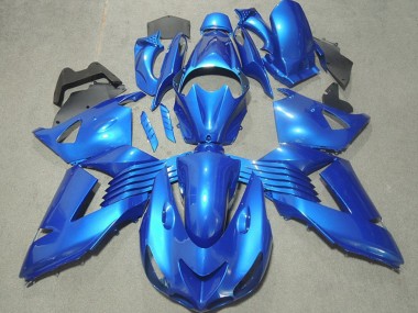 2006-2011 Blue Kawasaki ZX14R ZZR1400 Motorcycle Fairings Australia
