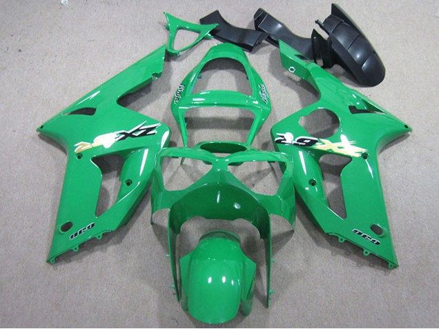 2003-2004 Green Kawasaki ZX6R Motorcycle Fairing Kits Australia