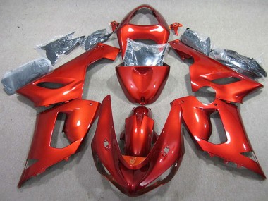 2005-2006 Red Kawasaki ZX6R Motorcycle Fairing Australia