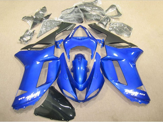 2007-2008 Blue Ninja 636 Kawasaki ZX6R Motorcycle Fairings Australia