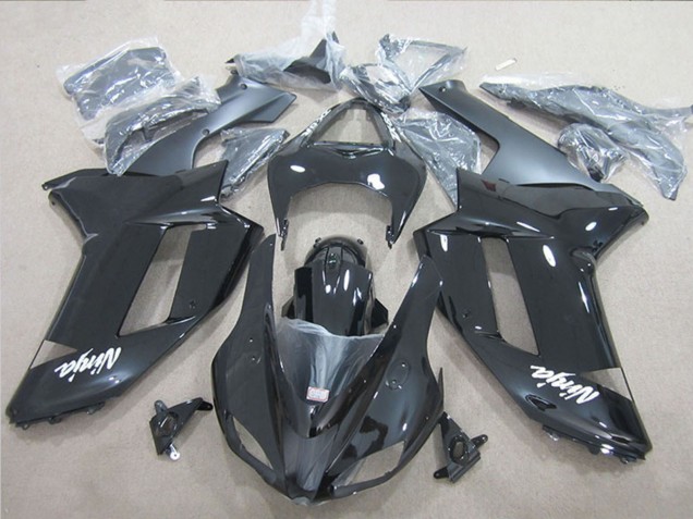 2007-2008 Black Ninja Kawasaki ZX6R Motorcycle Fairings Australia
