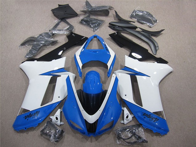 2007-2008 Black Kawasaki ZX6R Motorcycle Fairing Kits Australia