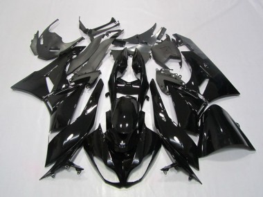 2009-2012 Glossy Black Kawasaki ZX6R Motorcycle Fairing Australia