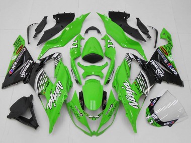 2013-2018 Green White Silver Black Elf Touch4 Bridgestone 11 Kawasaki ZX6R Motorcycle Fairings Australia