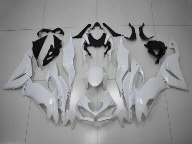 2019-2022 White Kawasaki ZX6R Motorcycle Fairings Australia