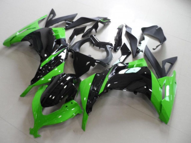 2013-2018 Green Glossy Black Kawasaki ZX300R Motorcycle Fairing Australia