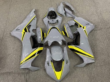 2017-2023 Nardo Grey with Yellow Stripe Honda CBR1000RR Motorcycle Fairings Australia
