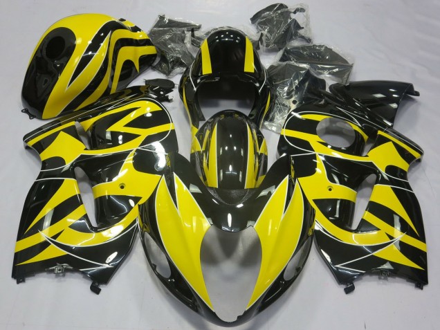 1996-2007 Yellow Black Suzuki GSXR 1300 Motorcycle Fairings Australia