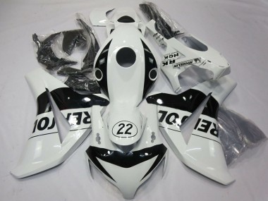 2008-2011 White Glossy Black Repsol 22 Honda CBR1000RR Motorcycle Fairings Australia