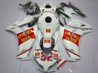 2012-2016 White Red Yellow San Carlo Honda CBR1000RR Motorcycle Fairings Australia