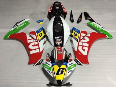 2012-2016 White Red Yellow Green Givi 6 Honda CBR1000RR Motorcycle Fairings Australia