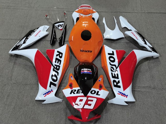 2012-2016 White Orange Red Glossy Black HRC Repsol 93 Honda CBR1000RR Motorcycle Fairings Australia