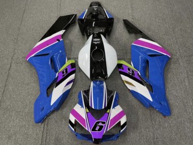 2004-2005 White Blue Purple Yellow Glossy Black 6 Honda CBR1000RR Motorcycle Fairings Australia