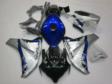 2006-2007 Silver Blue Glossy Black TBR Honda CBR1000RR Motorcycle Fairings Australia