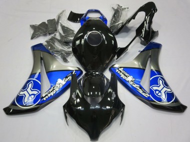 2008-2011 Blue Grey Glossy Black Honda CBR1000RR Motorcycle Fairings Australia