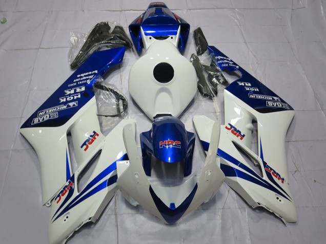 2004-2005 White Blue HRC Honda CBR1000RR Motorcycle Fairings Australia