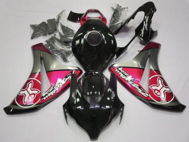 2008-2011 Pink Grey Glossy Black Honda CBR1000RR Motorcycle Fairings Australia
