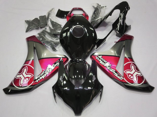 2008-2011 Pink Grey Glossy Black Honda CBR1000RR Motorcycle Fairings Australia