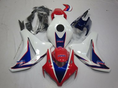 2008-2011 White Red Blue HRC Style Honda CBR1000RR Motorcycle Fairings Australia