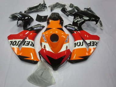 2008-2011 Orange White Red Glossy Black Repsol Honda CBR1000RR Bike Fairings Australia