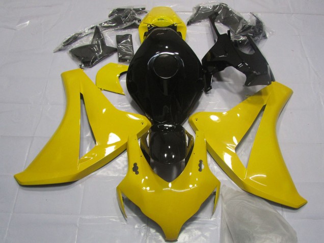 2008-2011 Yellow Glossy Black Honda CBR1000RR Motorcycle Fairing Australia