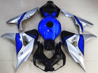 2006-2007 Silver Blue Glossy Black Honda CBR1000RR Motorcycle Fairings Australia