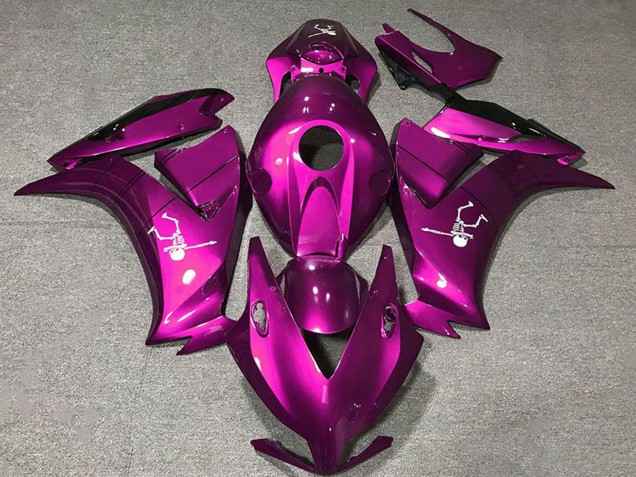 2012-2016 Deep Pink Glossy Black Honda CBR1000RR Motorcycle Fairings Australia