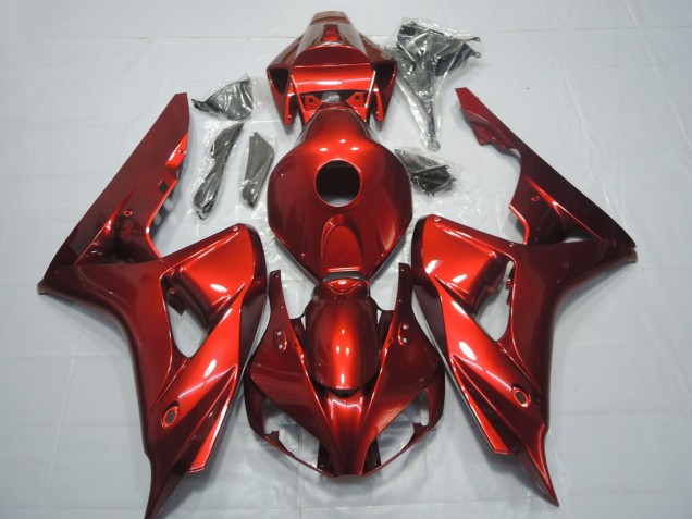 2006-2007 Deep Red Honda CBR1000RR Motorcycle Fairings Australia
