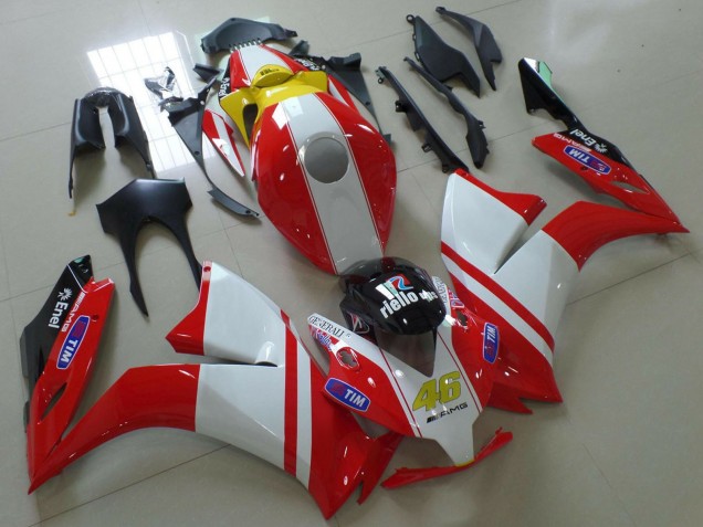 2012-2016 White Red Yellow Blue Ducati Style Honda CBR1000RR Motorcycle Fairings Australia