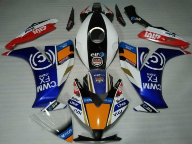 2012-2016 White Blue Orange Red Black Elf Honda CBR1000RR Motorcycle Fairings Australia