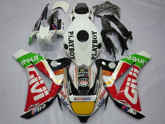 2008-2011 White Red Yellow Green Black Givi Playboy Honda CBR1000RR Motorcycle Fairings Australia