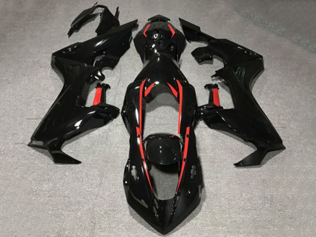 2017-2023 Glossy Black with Red Lining Honda CBR1000RR Motorcycle Fairings Australia
