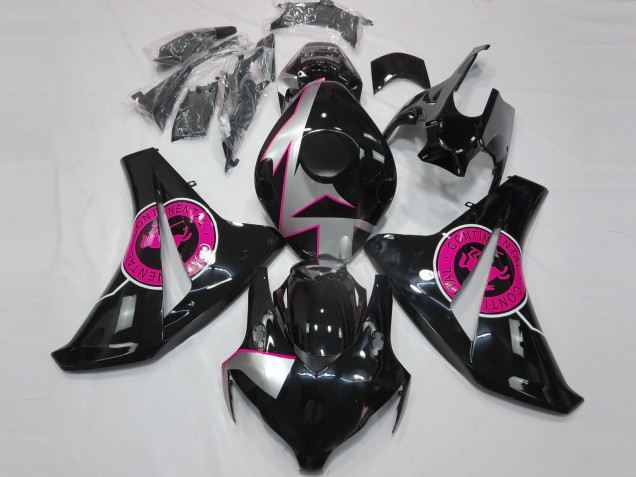 2008-2011 Silver Pink Glossy Black Honda CBR1000RR Motorcycle Fairings Australia