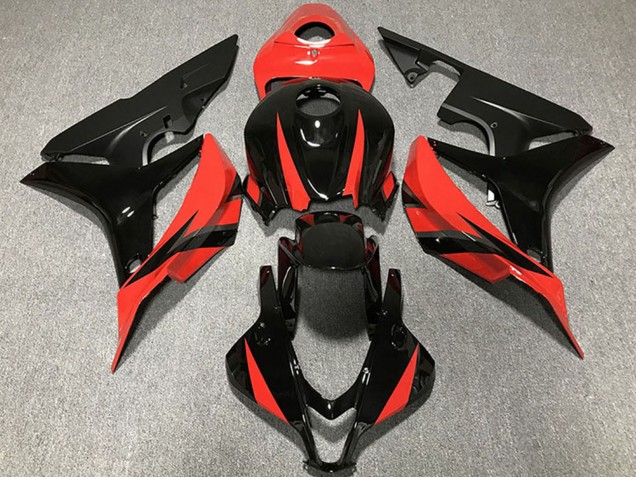 2007-2008 Red Glossy Black Honda CBR600RR Motorcycle Fairings Australia