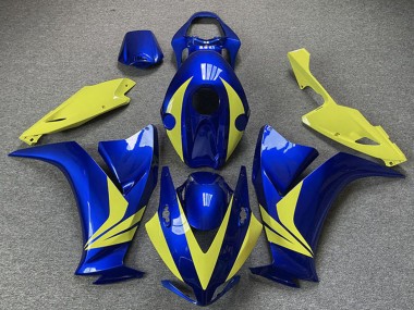 2012-2016 Blue High Vis Yellow Honda CBR1000RR Motorcycle Fairings Australia