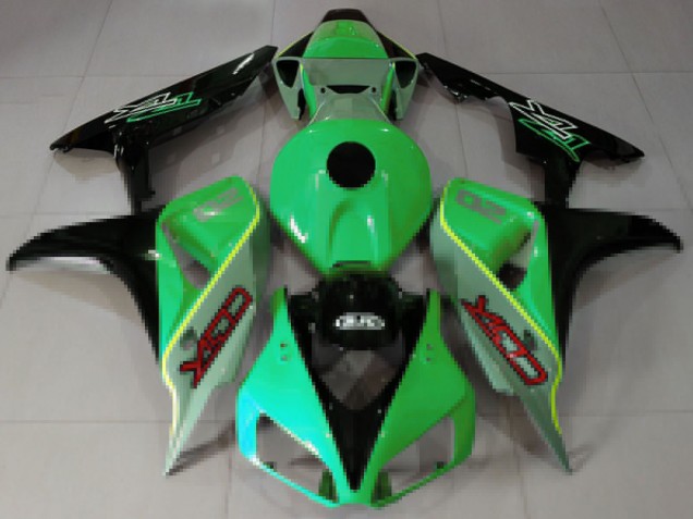 2006-2007 Green Blue Glossy Black CBR Style Honda CBR1000RR Motorcycle Fairings Australia