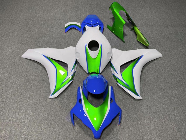 2008-2011 White Green Blue Honda CBR1000RR Motorcycle Fairings Australia