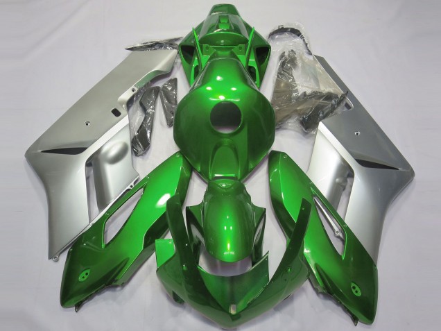 2004-2005 Silver Green Honda CBR1000RR Motorcycle Fairings Australia