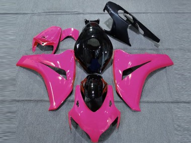2008-2011 Pink Glossy Black Honda CBR1000RR Motorcycle Fairings Australia