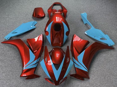 2012-2016 Red Light Blue Honda CBR1000RR Motorcycle Fairings Australia