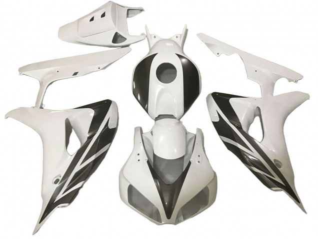 2006-2007 White Black Stripe Honda CBR1000RR Motorcycle Fairings Australia