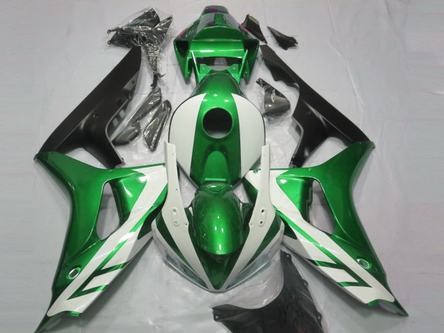 2006-2007 Green White Matte Black Honda CBR1000RR Motorcycle Fairings Australia